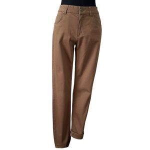 Olsen Europe Dark Taupe Color Cotton Jeans size 8